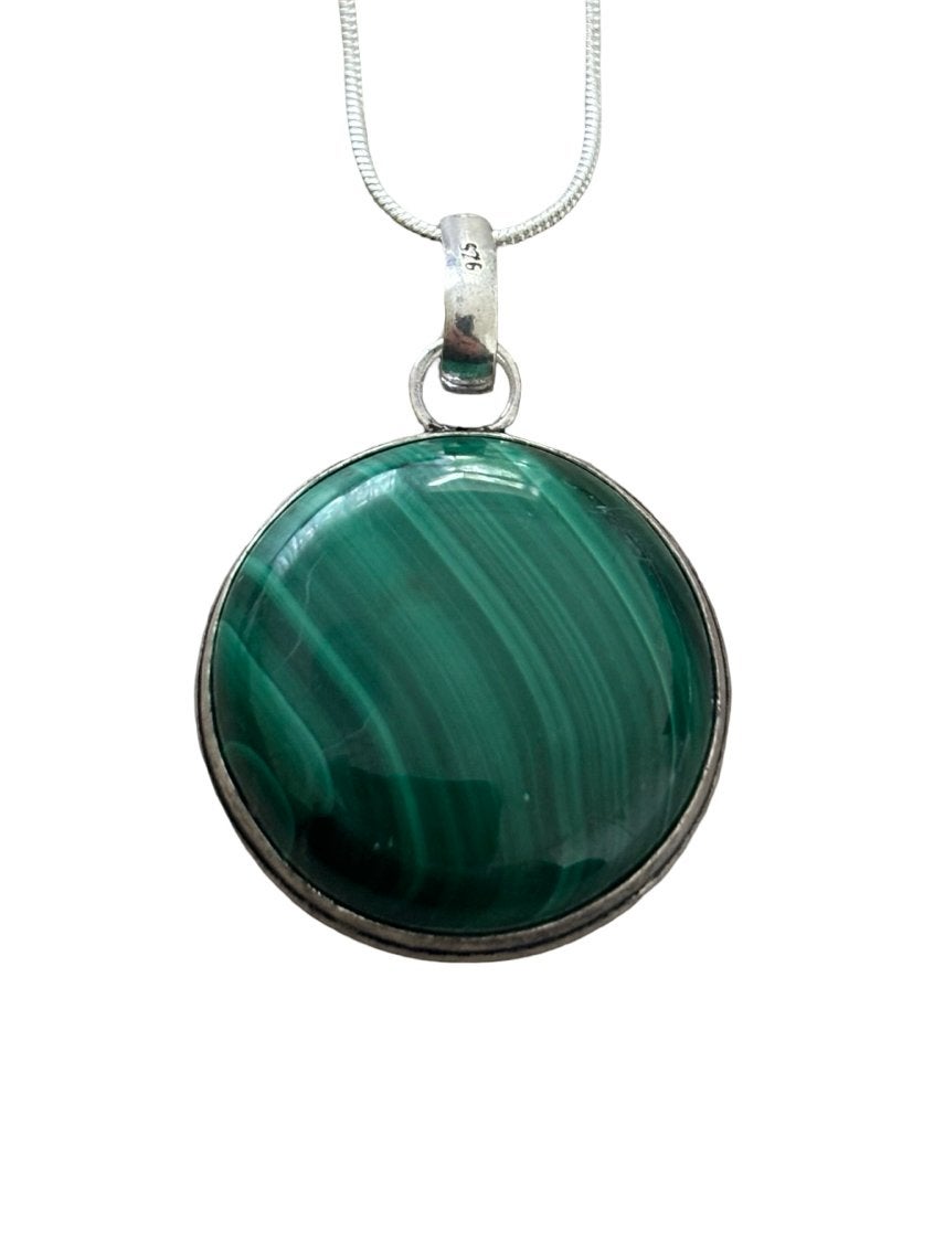 Malachiet Edelsteen Ketting Sieraad Spiritualiteit Energie, Vanbeeksaar4@gmail.com, Nieuw, Ophalen of Verzenden, Schimmelstraat