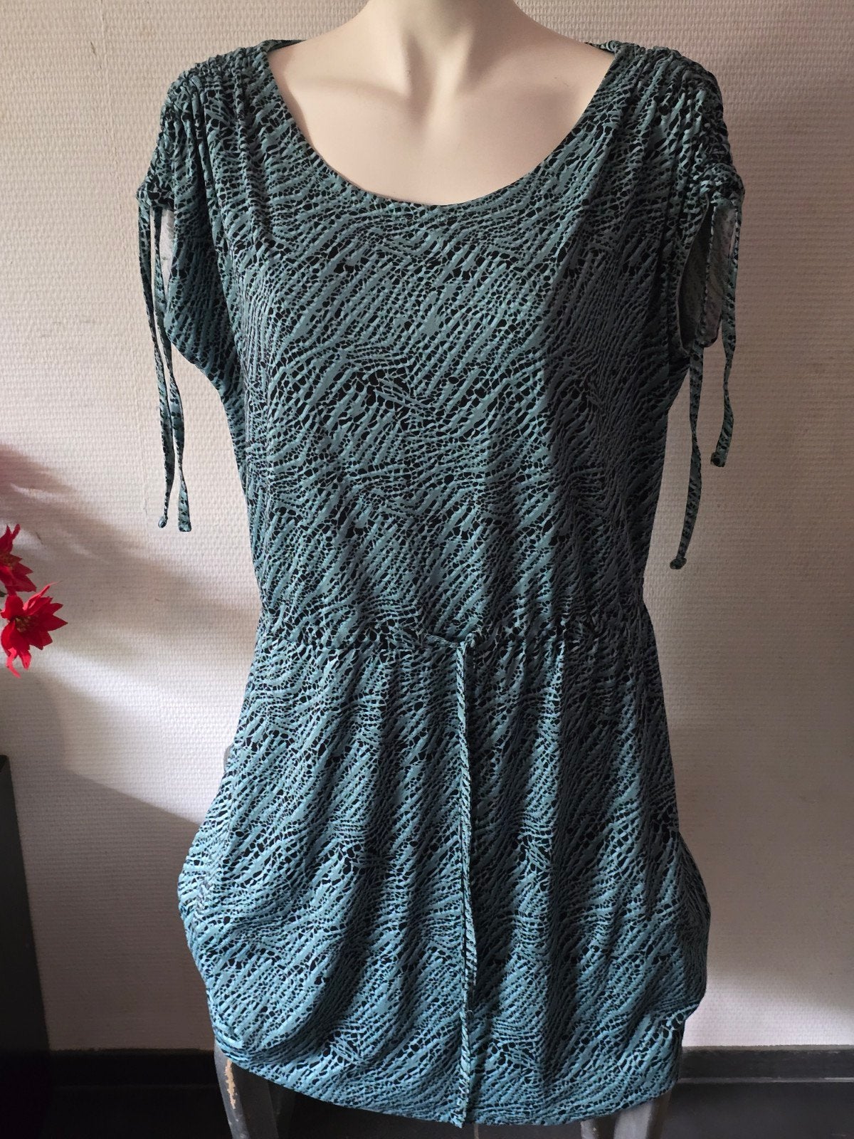City Life dames jurkje met patroon en trekkoord maat xxl, City Life, Blauw, Maat 46/48 (XL) of groter, Ophalen of Verzenden