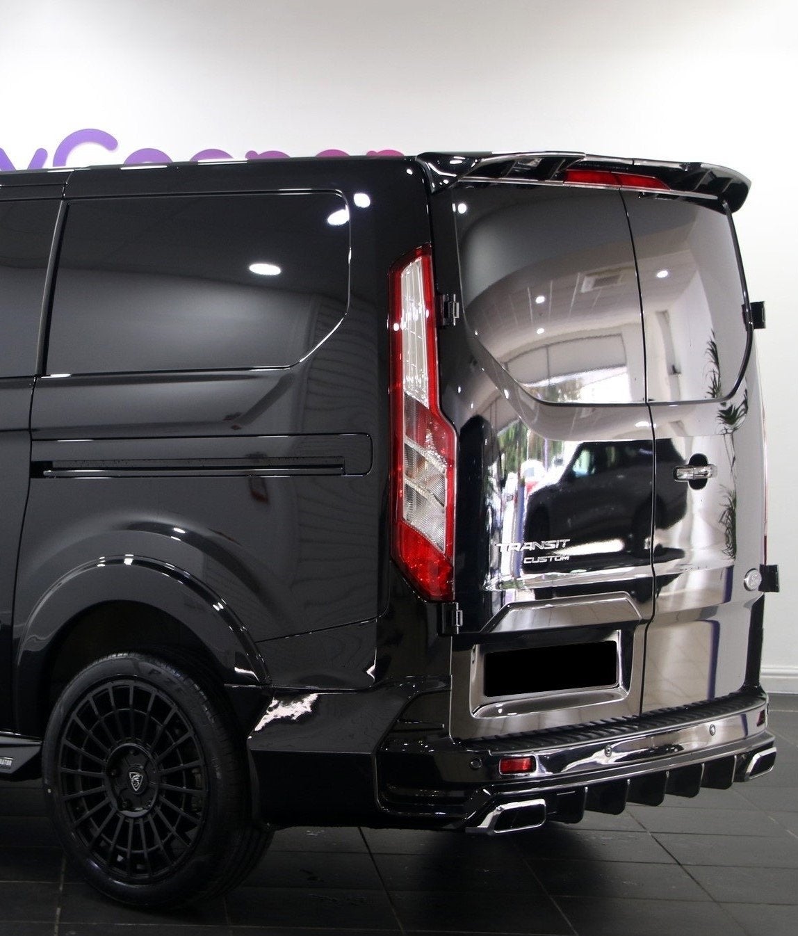 Spoiler Ford Transit Custom 2012-2023 ongespoten nieuw, Nieuw, Ophalen of Verzenden, Ford, Achter