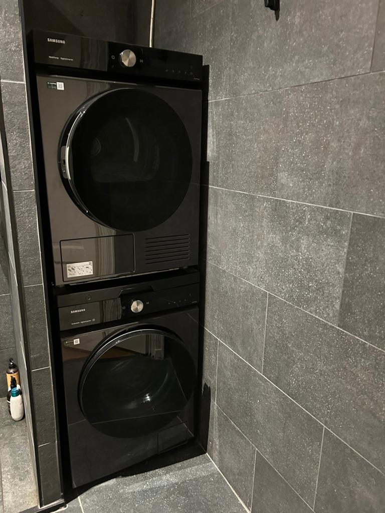 Samsung Bespoke Wasmachine 11kg & Warmtepompdroger 9kg, 10 kg of meer, Ophalen of Verzenden, Zo goed als nieuw, 85 tot 90 cm