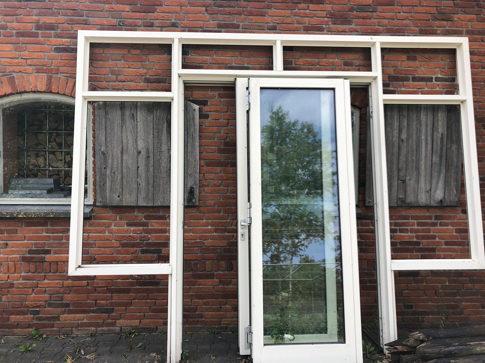 Aluminium Schüco buiten kozijn, Raamkozijn, Aluminium, Zo goed als nieuw, Ophalen