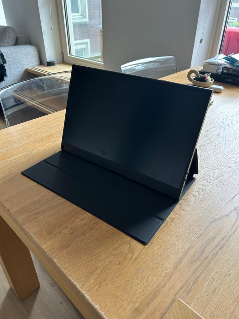 Intehill 15.6" Draagbare Portable Monitor Scherm, Computers en Software, Monitoren, Full HD, Zo goed als nieuw, Onbekend, Ingebouwde speakers