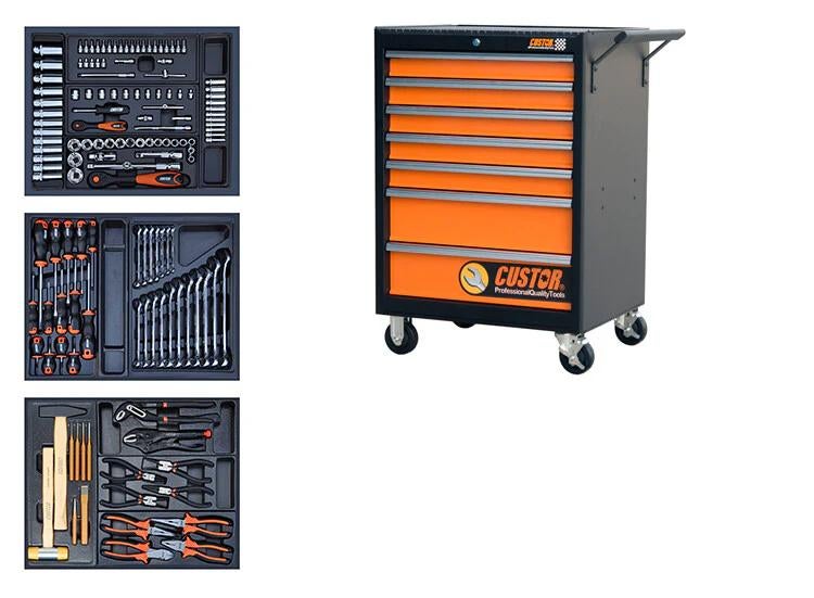 Gereedschapswagen COMPACT, 3 Laden Gevuld / Nieuw, Auto diversen, Autogereedschap, Nieuw, Ophalen
