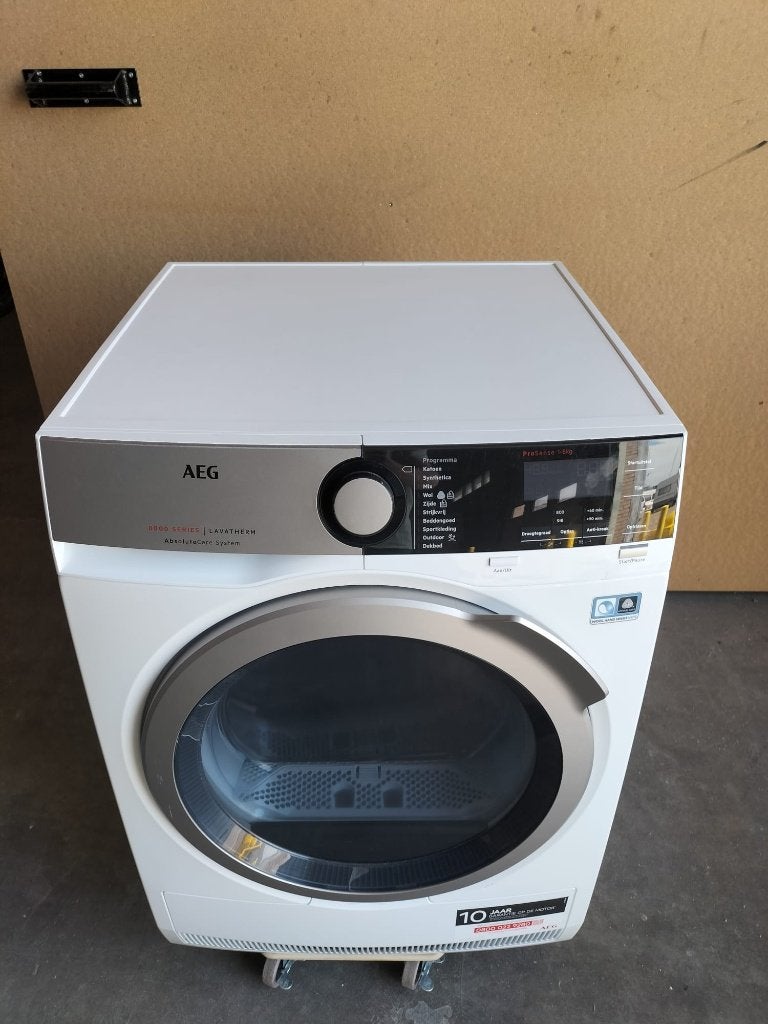 AEG 8000 series warmtepomp droger,gewoon als nieuw, Ophalen, 8 tot 10 kg, Zo goed als nieuw, Energieklasse A of zuiniger