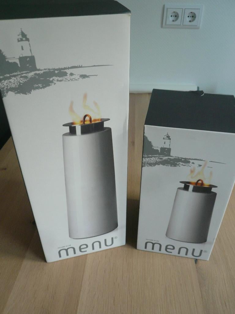 2 stuks Menu Lighthouse olielampen, Ophalen of Verzenden, Zo goed als nieuw