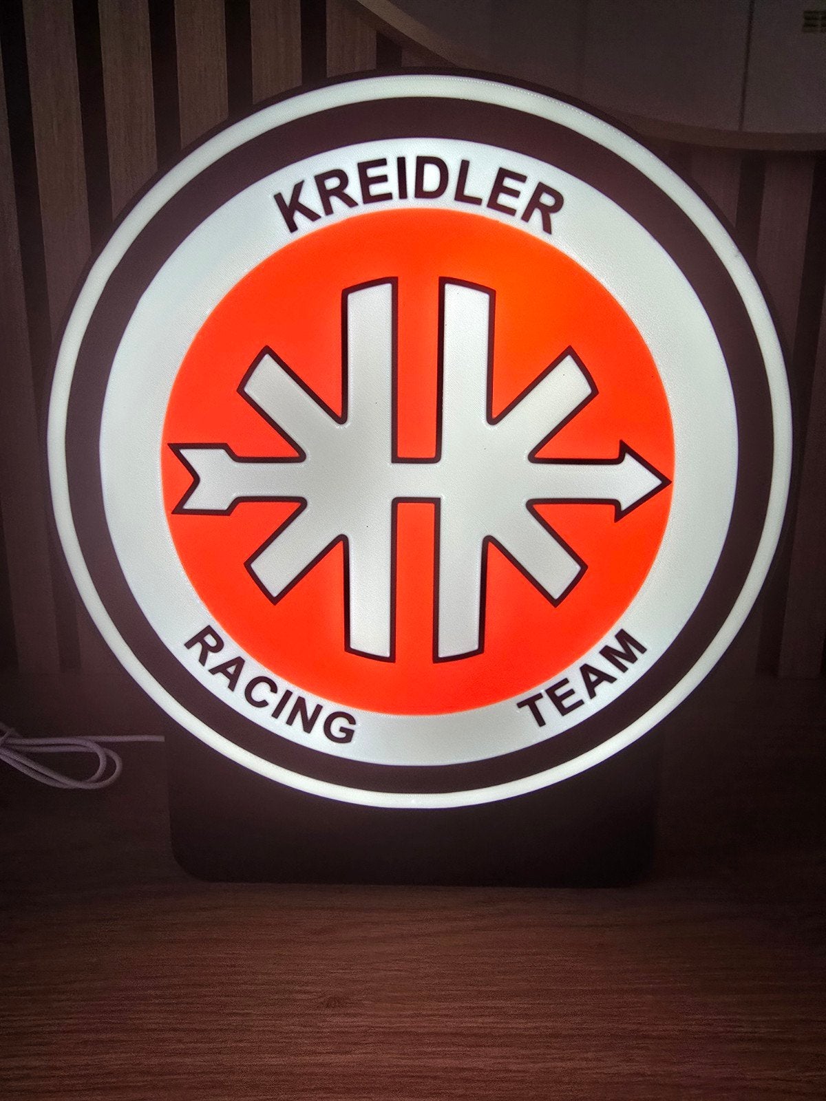 Kreidler Racing Team LED Lichtbak - Uniek Decoratiestuk, Ophalen of Verzenden