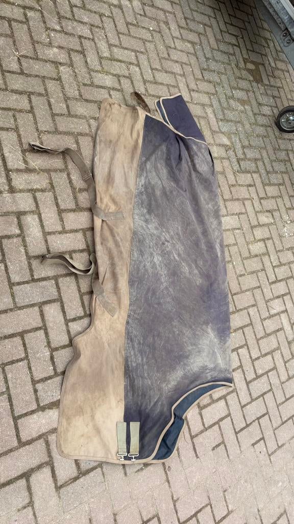Horseware Mio 6.6 regen/katoenen deken 0 gram, Ophalen of Verzenden, Gebruikt, Deken
