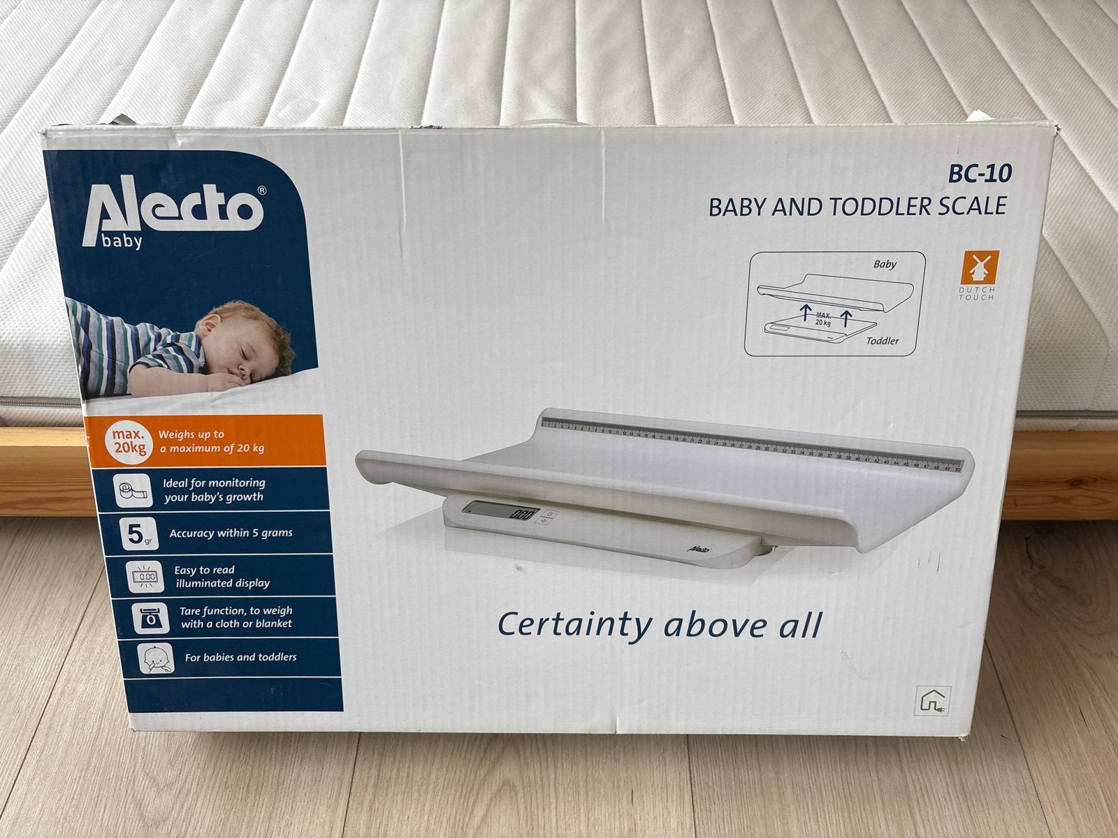 Alecto BC-10 Baby- en Peuterweegschaal tot 20kg, Kinderen en Baby's, Ophalen, Nieuw