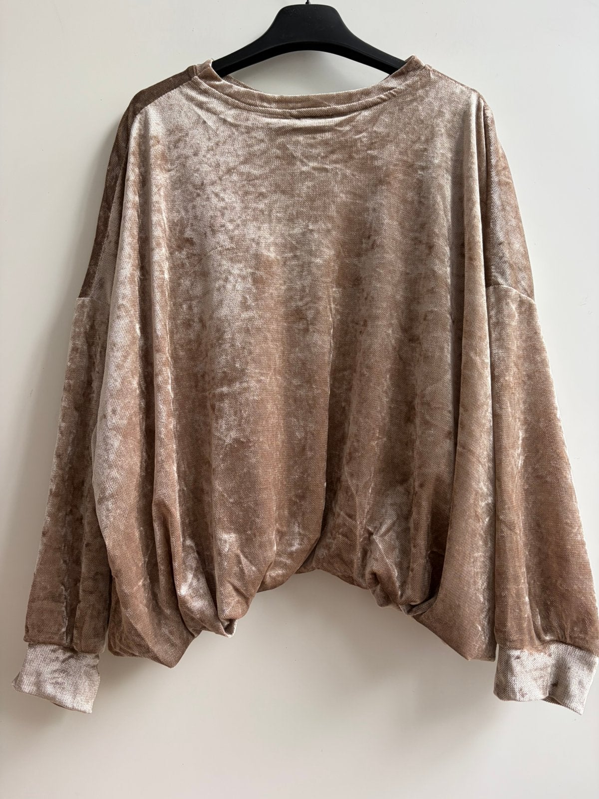 GARCONNE veloursen sweater beige mt TU, -, Verzenden, Nieuw, Garconne
