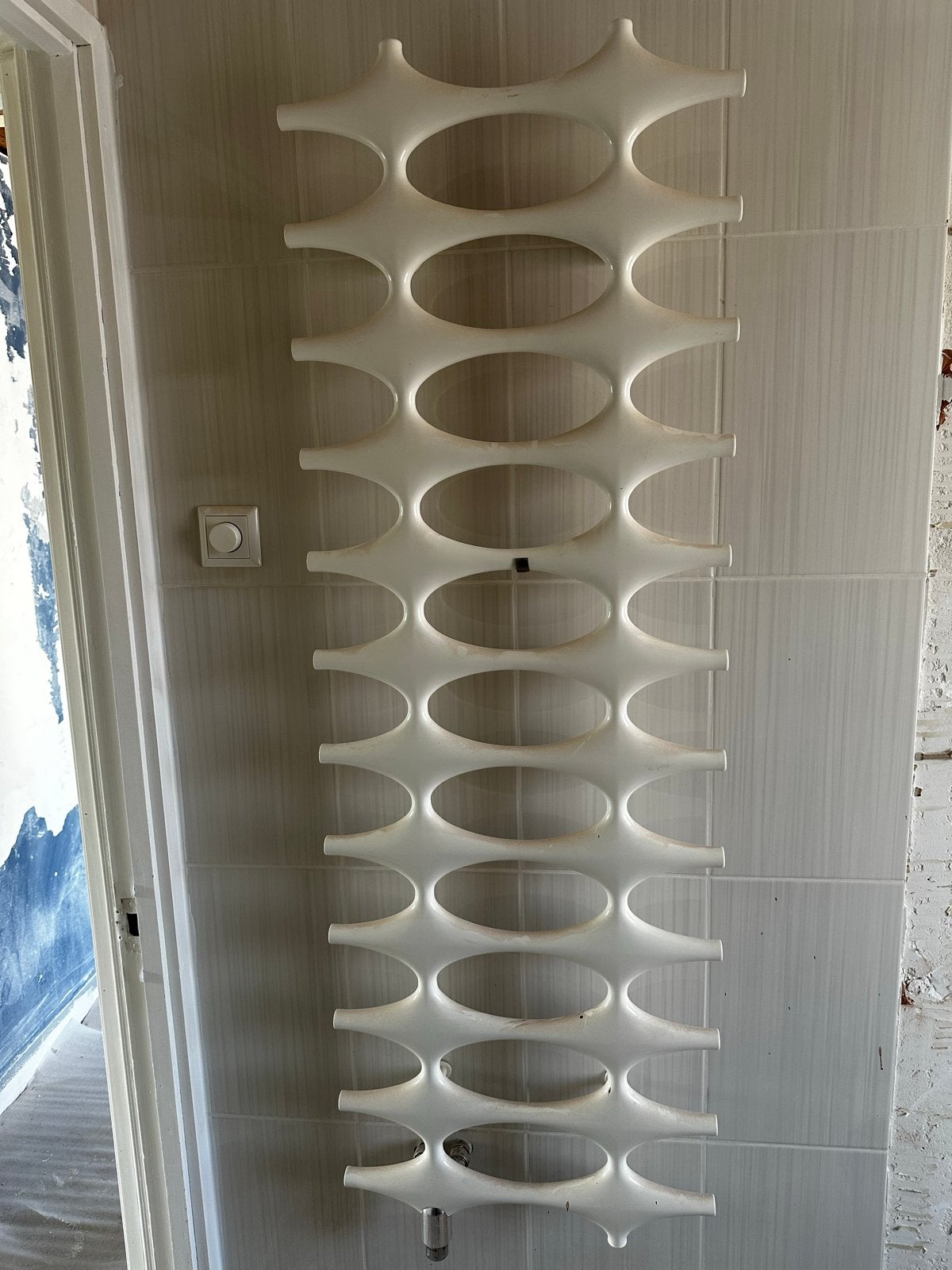 Design radiator, wit, gebruikt, Ophalen, Gebruikt, Radiator, 60 tot 150 cm