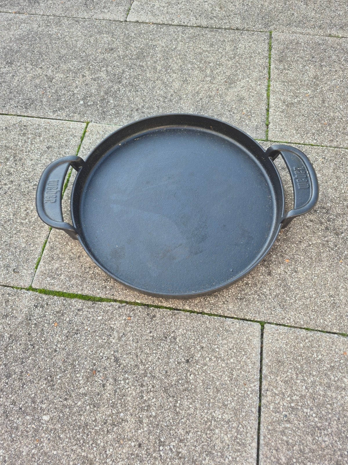 Weber Gietijzeren Bakplaat/Grillplaat, Ophalen, Zo goed als nieuw, Gietijzer, Overige typen