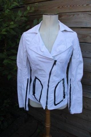 Zomerjas wit Marccain mt 3 (M-38) Vaste prijs OPRUIMING, Maat 38/40 (M), Wit, Ophalen of Verzenden, Zo goed als nieuw