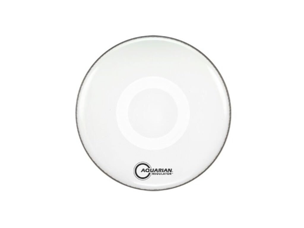 Bassdrum Vel Aquarian RF22WH, Regulator 22", wit, -, -, Ophalen of Verzenden, Aquarian
