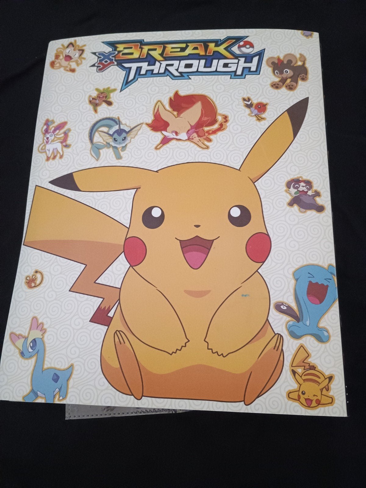Pokémon XY BreakThrough Kaartenmap / Verzamelmap Pikachu, Ophalen of Verzenden, Zo goed als nieuw, Overige typen
