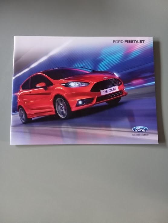 Ford Fiesta ST [ 2 / 2013 ] 12 pag. Duits, Verzenden, Zo goed als nieuw, Ford