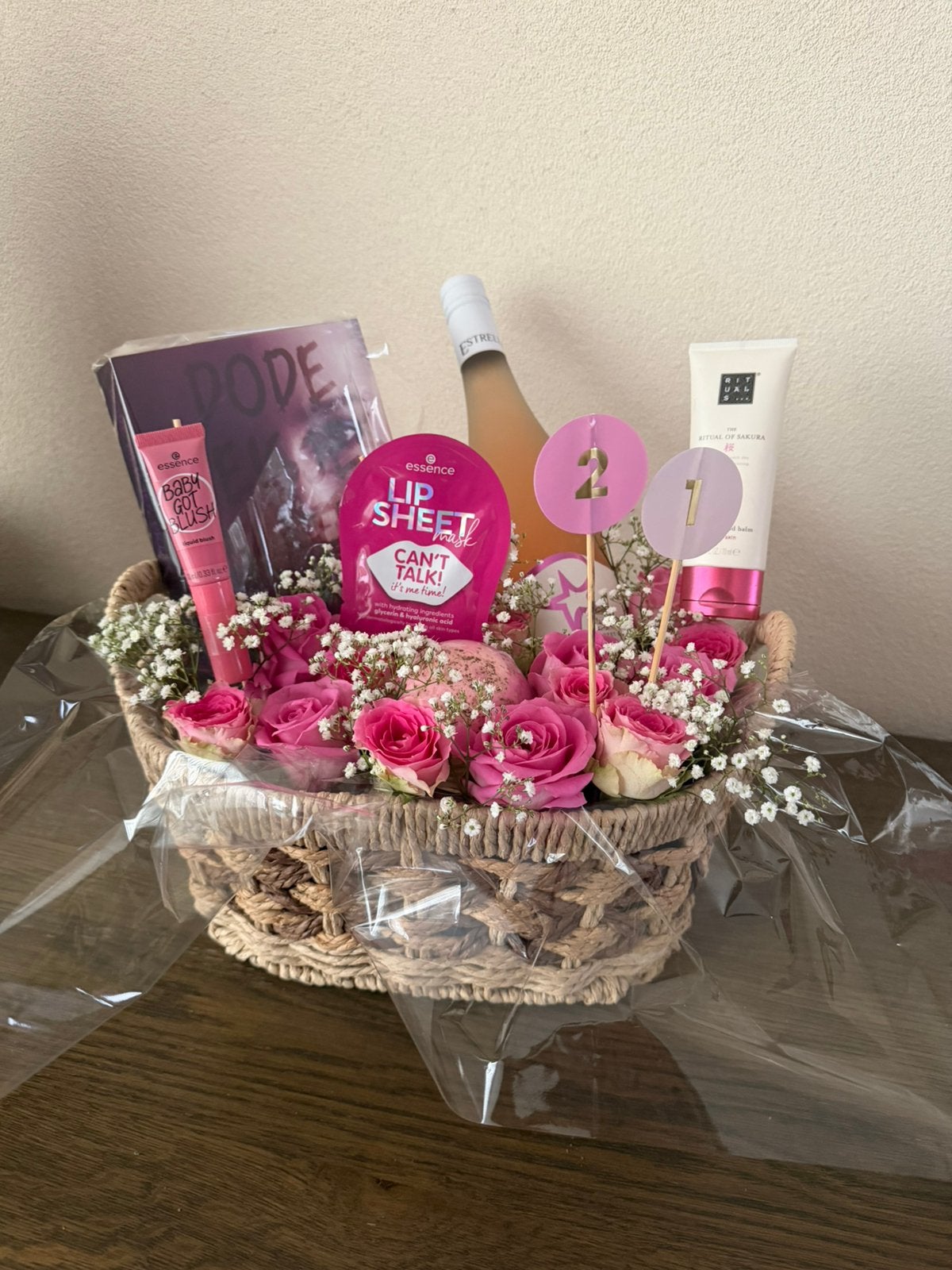 Luxe gelegenheidsmand / cadeaupakket op bestelling, Ophalen, Nieuw, Verjaardag