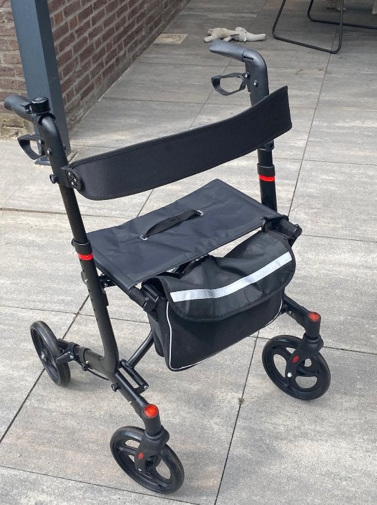 Ridder Rollator Comfort Plus, Premium, inklapbaar, Diversen, Ophalen of Verzenden, Lichtgewicht, Zo goed als nieuw