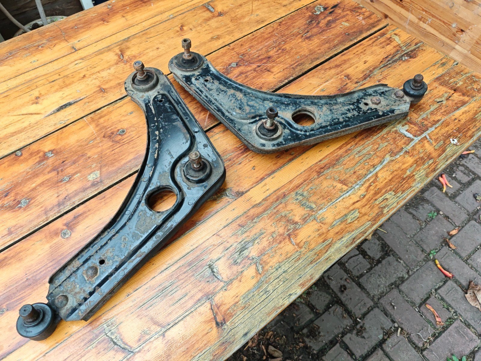 Draagarmen voorwielophanging ford escort xr3i u9 1991, Ophalen of Verzenden, Gebruikt, Ford