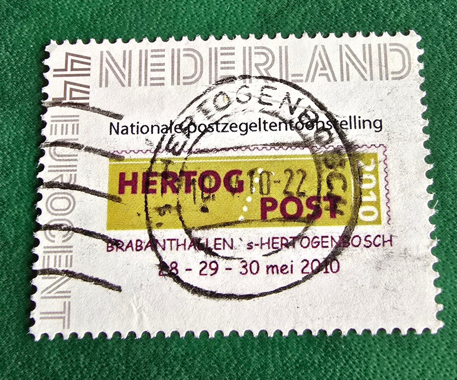 Kv142 pers. postzegel 44 eurocent gestempeld 2010, Ophalen of Verzenden, Na 1940, Gestempeld