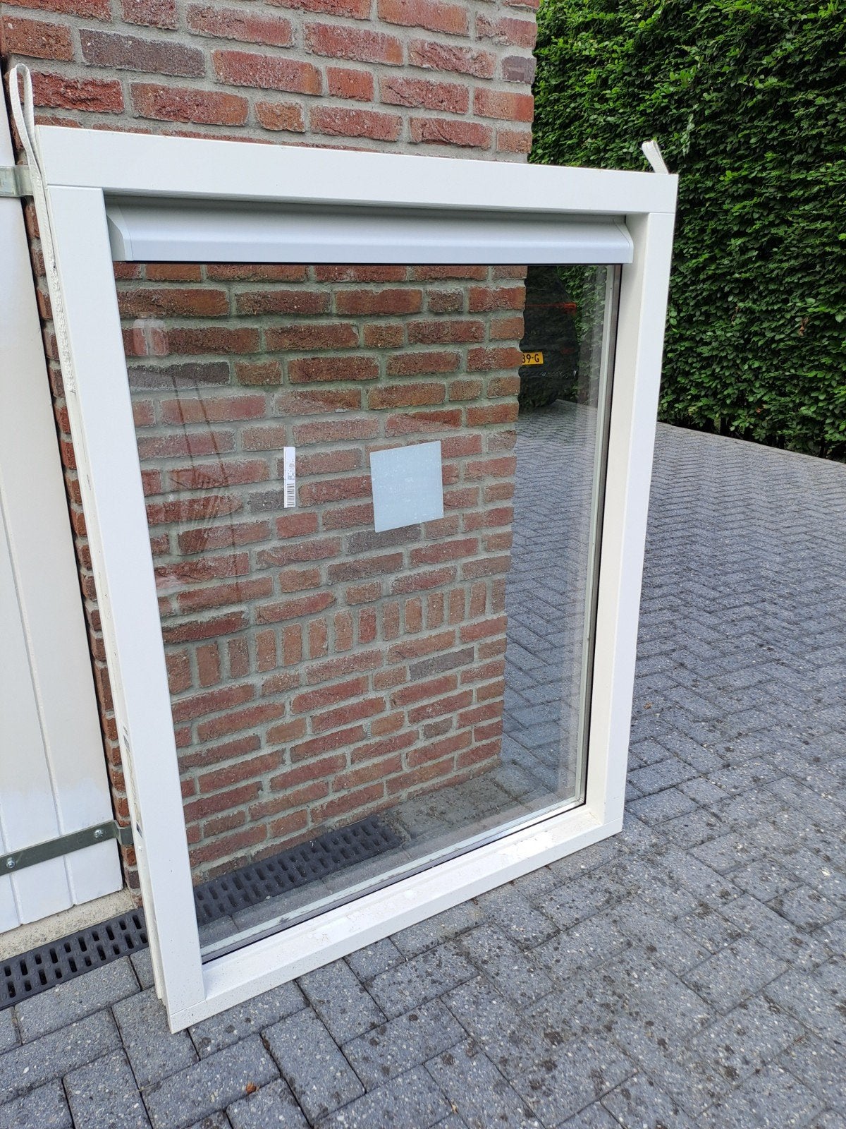 Kozijn met isolatieglas en ventilatierooster, Ophalen, Gevelraam of Ruit, Gebruikt, 80 tot 120 cm