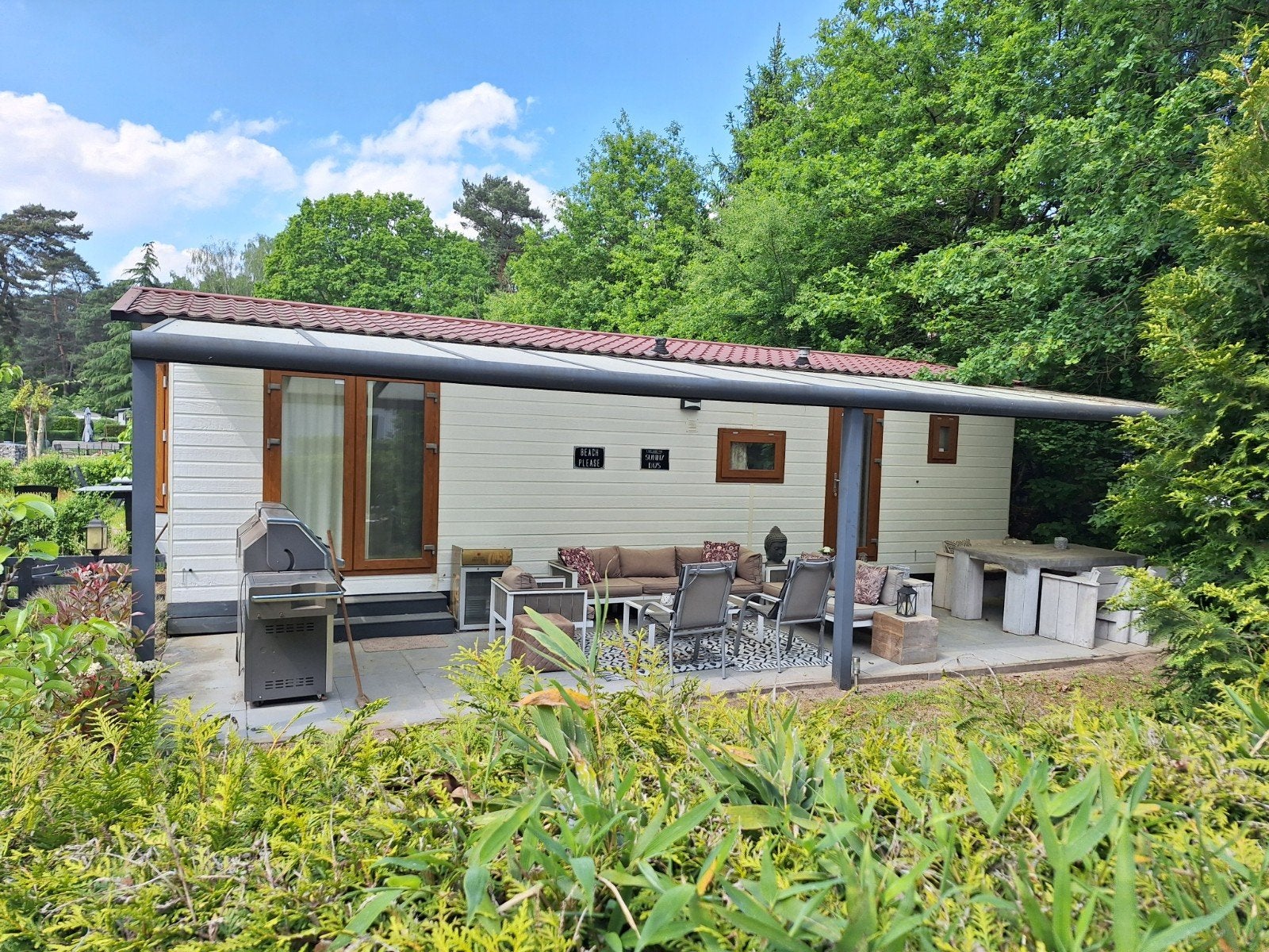 Mooi Chalet - Stacaravan met overkapping, Tot en met 4