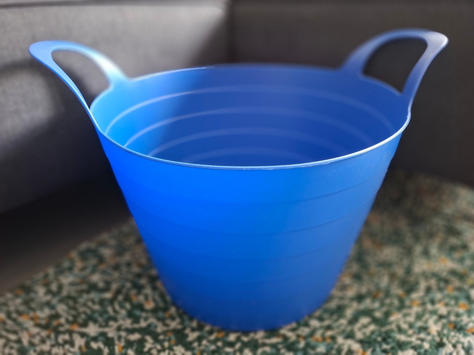 Blauwe tijl, Ophalen, Zo goed als nieuw, Kunststof, Met handgreep