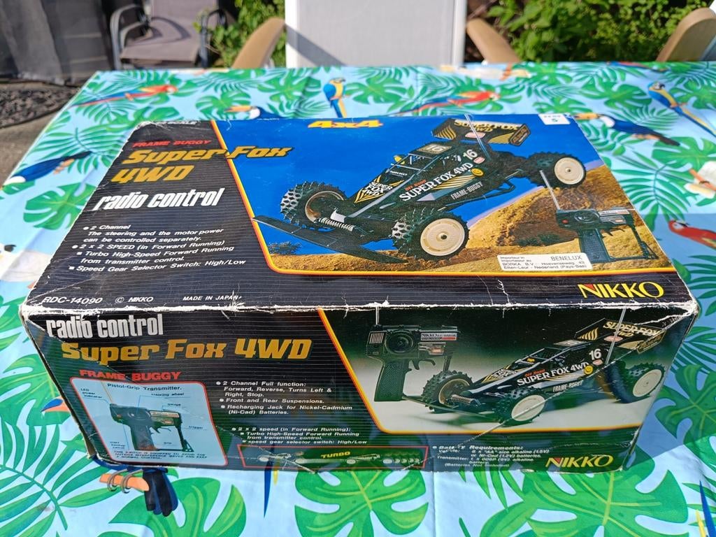 Nikko Super Fox 4WD RC Buggy - Vintage Model, Ophalen of Verzenden, Gebruikt