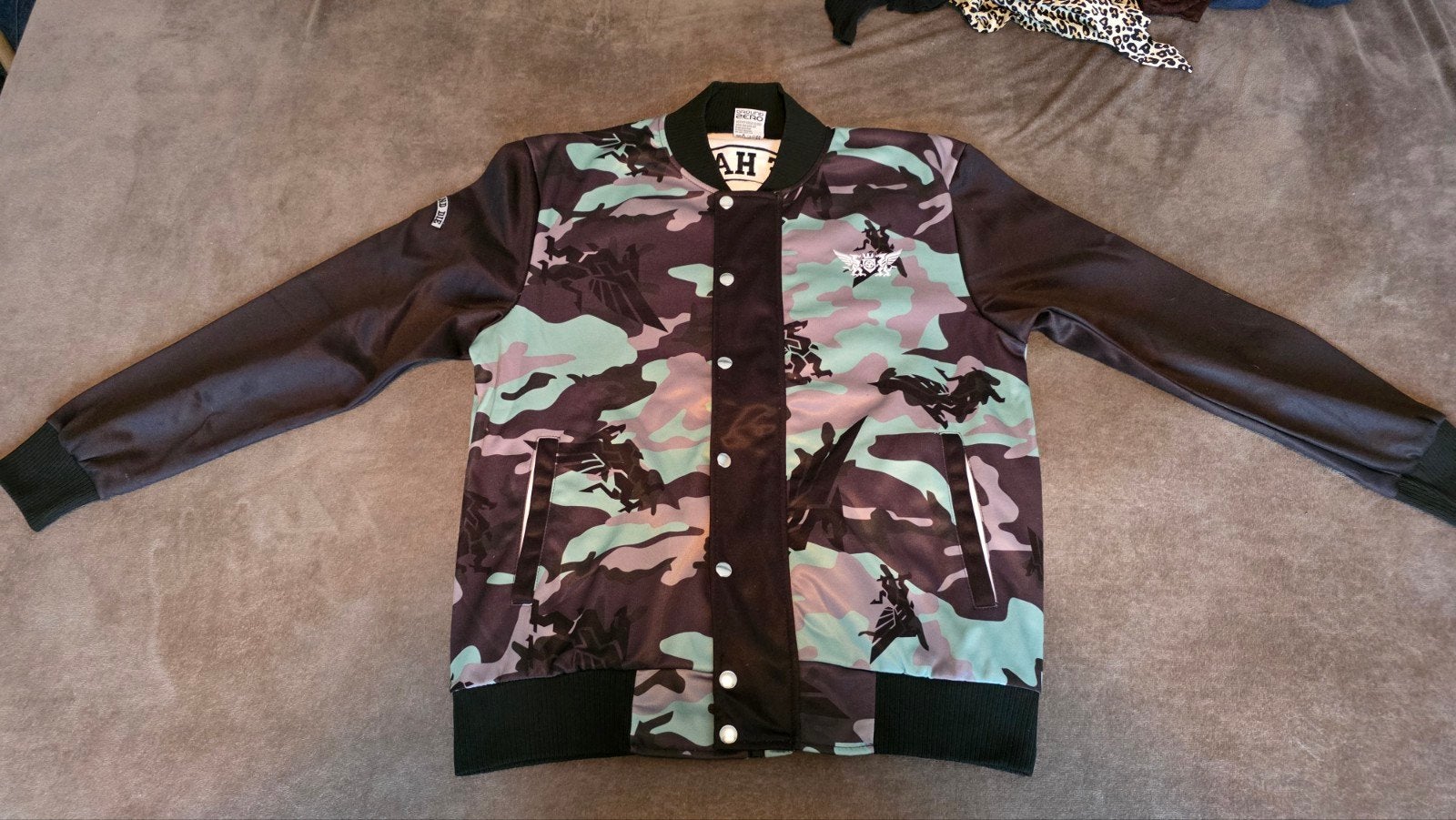 Ground Zero Sons of Hardcore Bomberjack Camouflage, Kleding | Heren, Ophalen, Maat 52/54 (L), Meerkleurig, Zo goed als nieuw
