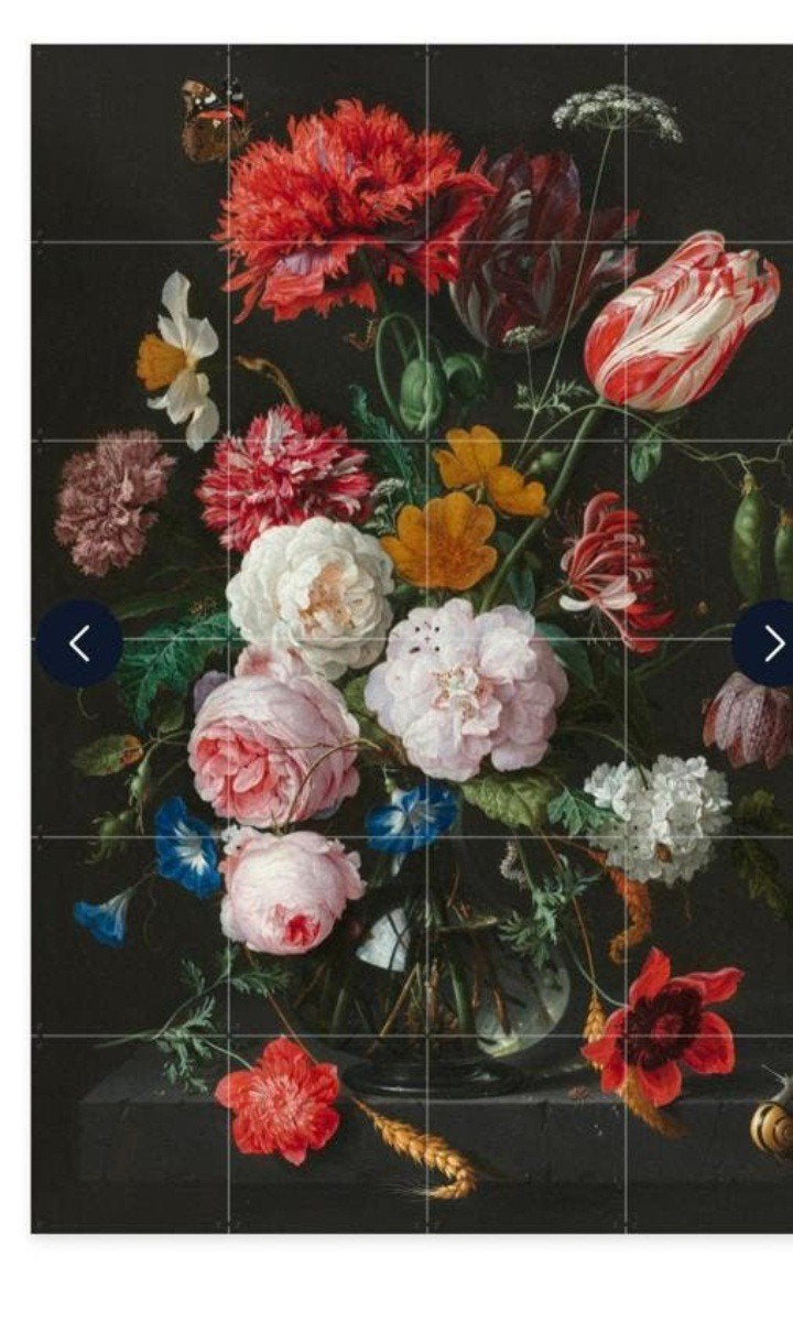 IXXI wand decoratie stilleven met boemen 160x120cm, Antiek en Kunst, Kunst | Schilderijen | Klassiek, Ophalen of Verzenden