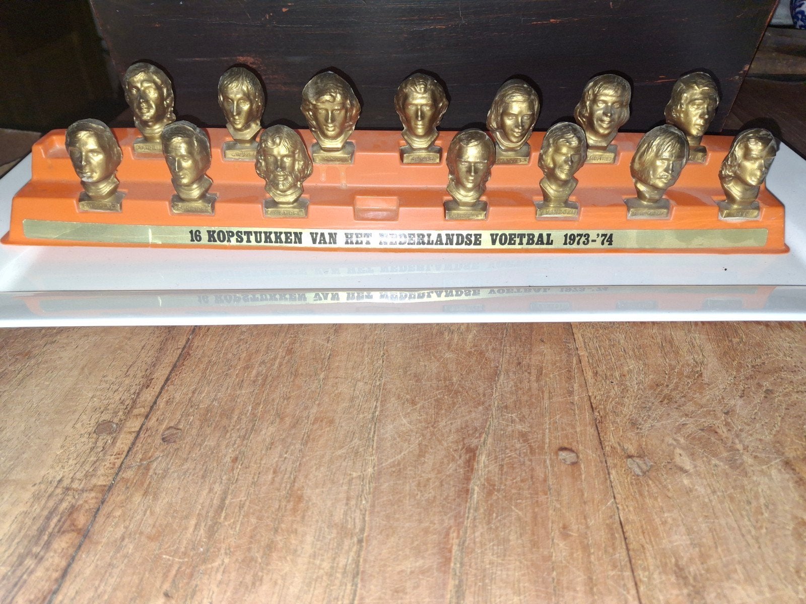Complete set 16 gouden koppen Nederlands Elftal 1973-1974, Ophalen of Verzenden, Gebruikt, Overige binnenlandse clubs