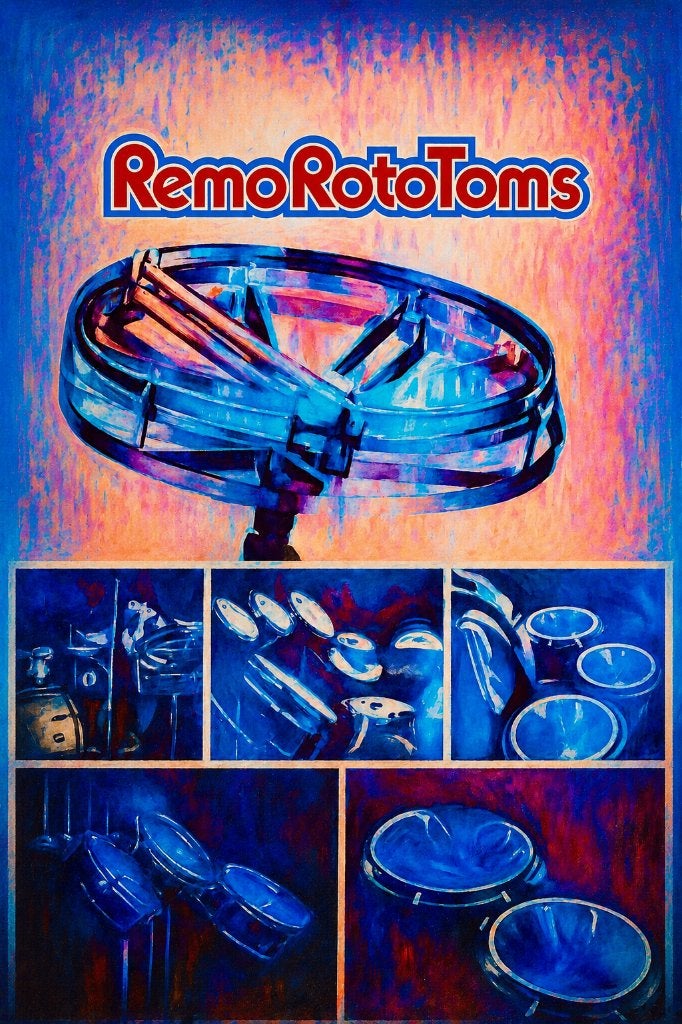 Remo Rototoms Collection 6"-18", Muziek en Instrumenten, Percussie, Gebruikt, USA, Ophalen of Verzenden, Trommel