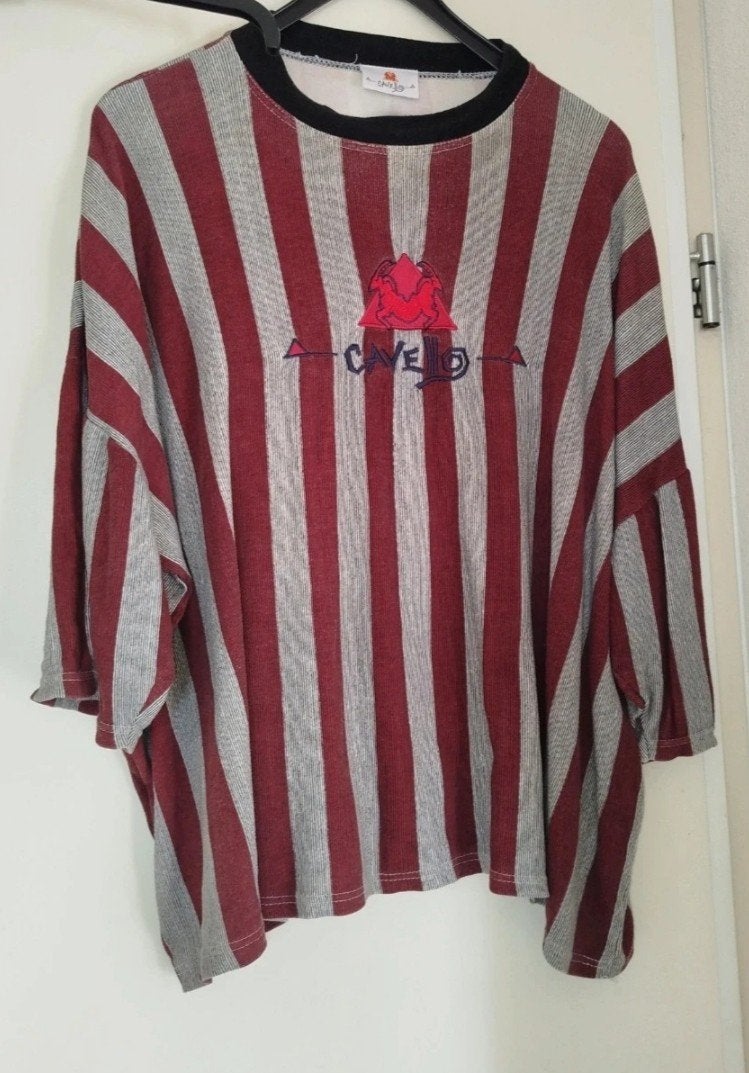 Vintage Cavello Shirt XL - Gestreepte Trui, Kleding | Heren, Ophalen of Verzenden