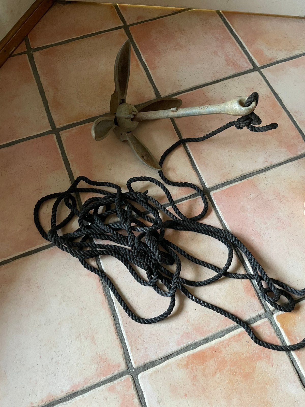 anker met touw, Watersport en Boten, Ophalen, Zo goed als nieuw, Overige typen