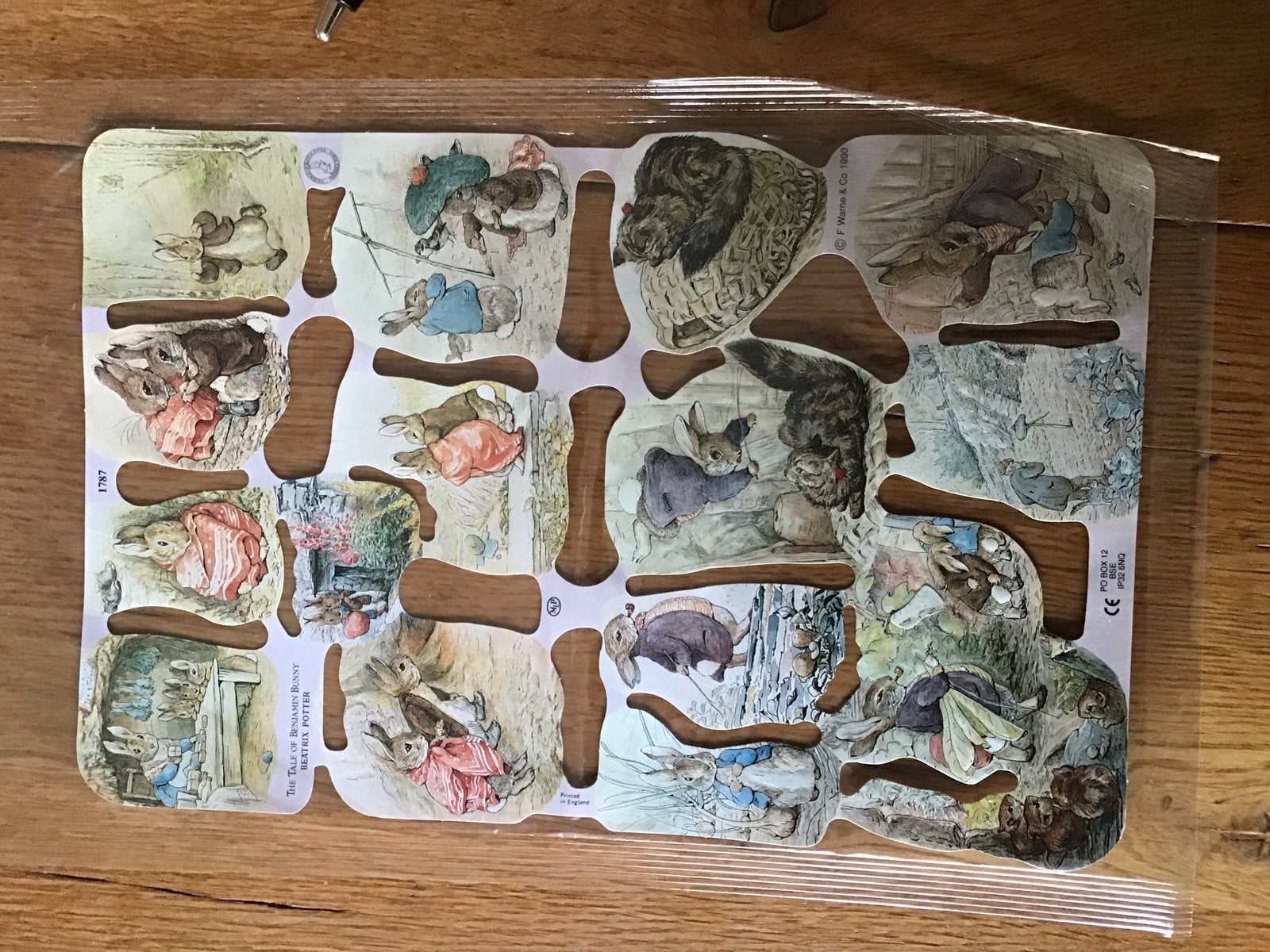 Vintage Peter Rabbit knutselset - The Tale of Peter Rabbit, Dieren, Nieuw, Meerkleurig, Ophalen of Verzenden