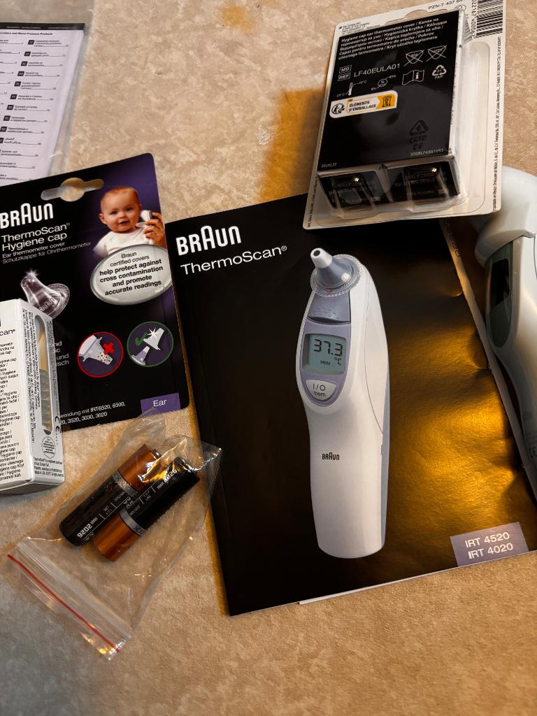 Braun ThermoScan IRT 4020 oorthermometer, Verzenden, Zo goed als nieuw