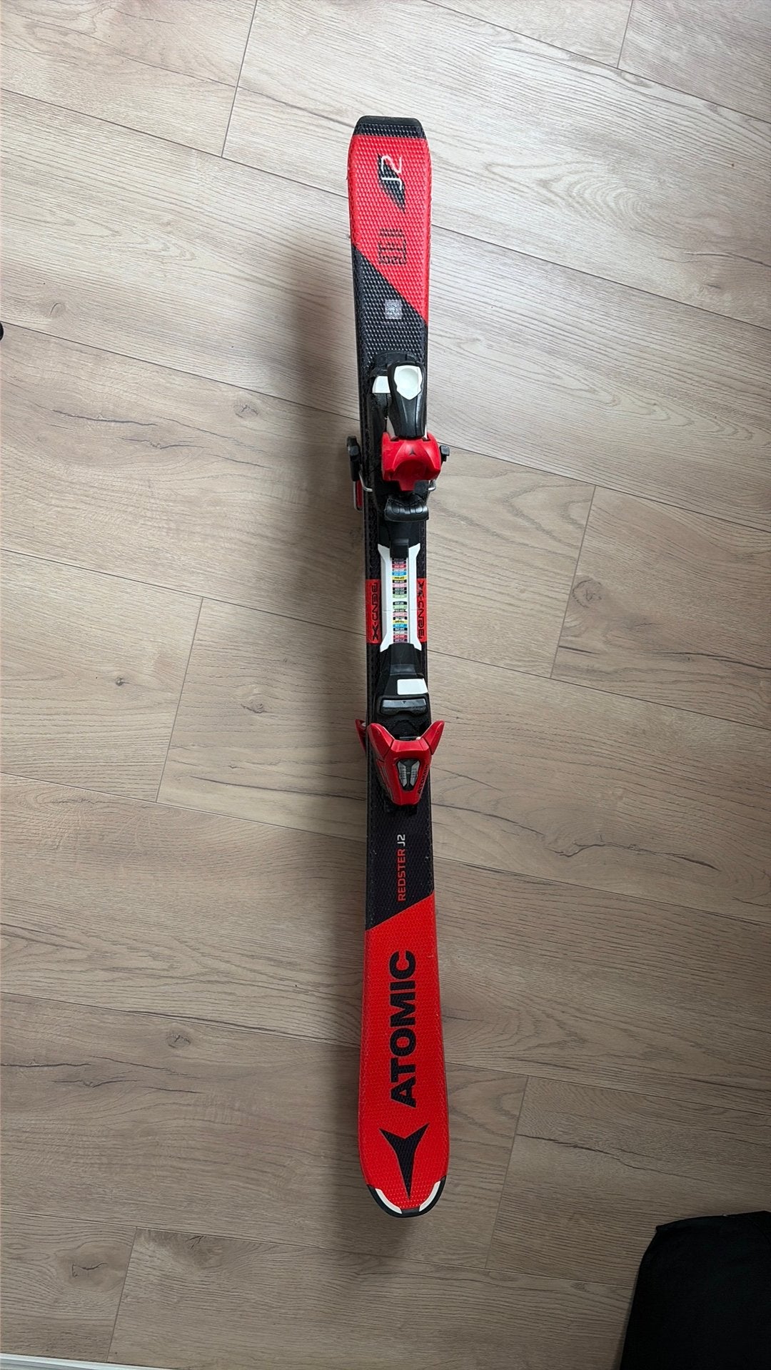 Atomic Redster J2 junior ski’s, Sport en Fitness, Gebruikt, 100 tot 140 cm, Ophalen of Verzenden, Atomic