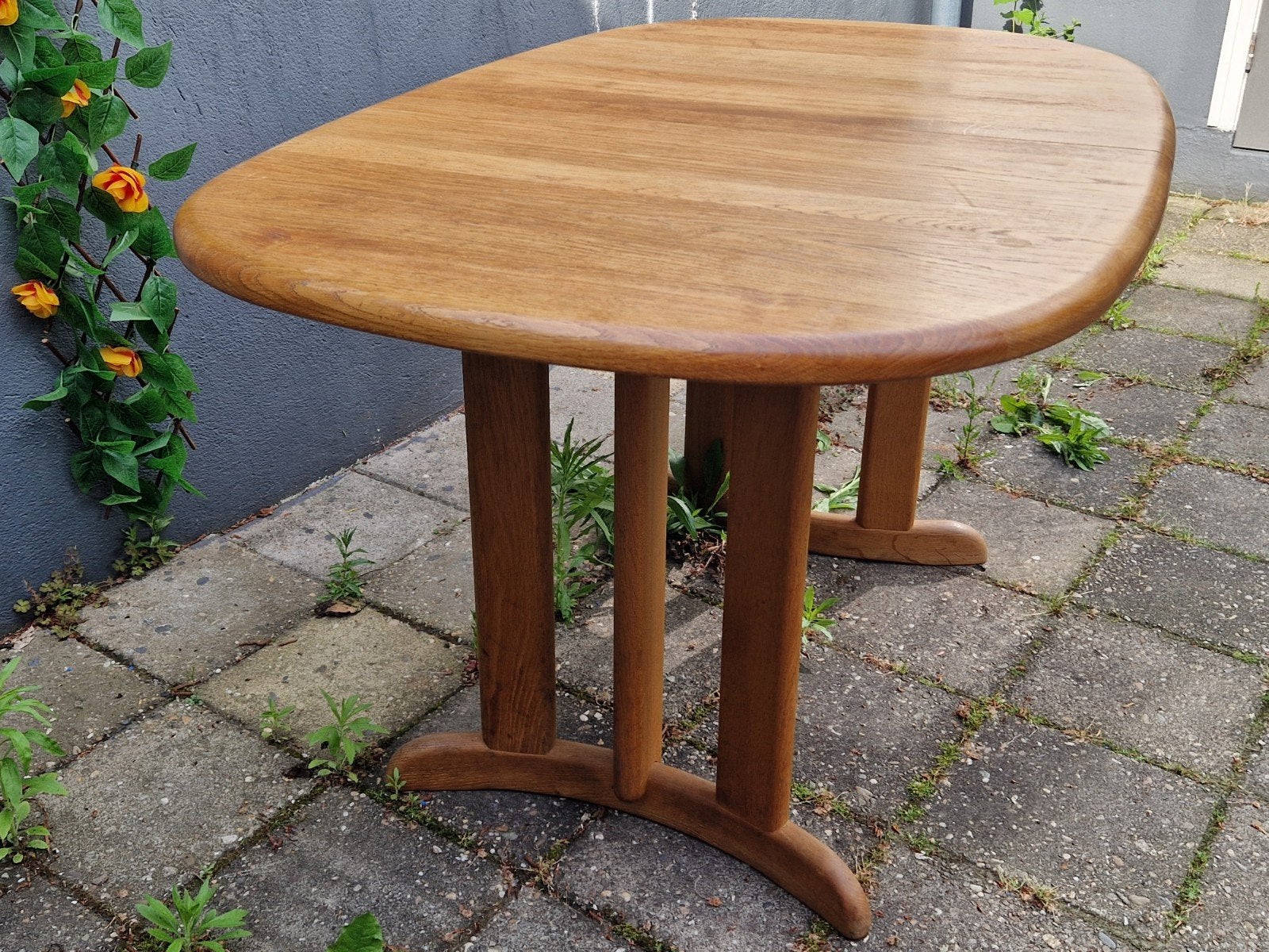 Niels Koefoed massief eiken eettafel - uitschuifbaar, Ophalen of Verzenden