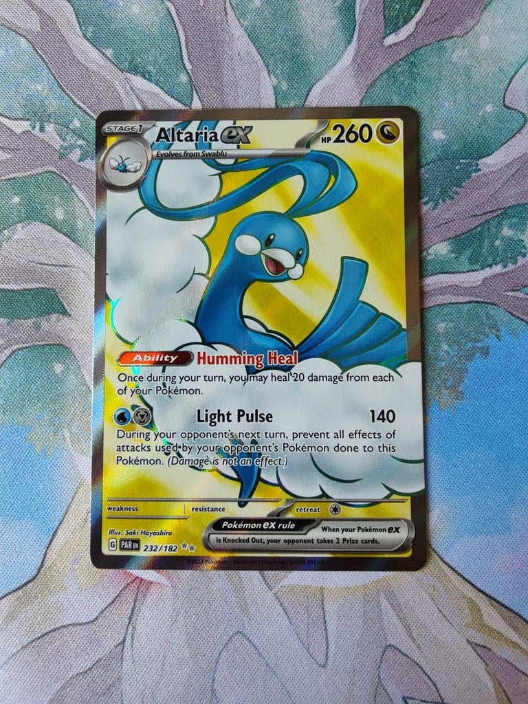 Pokemon paradox rift altaria ex full art 232/182, Ophalen of Verzenden, Nieuw, Losse kaart, Foil