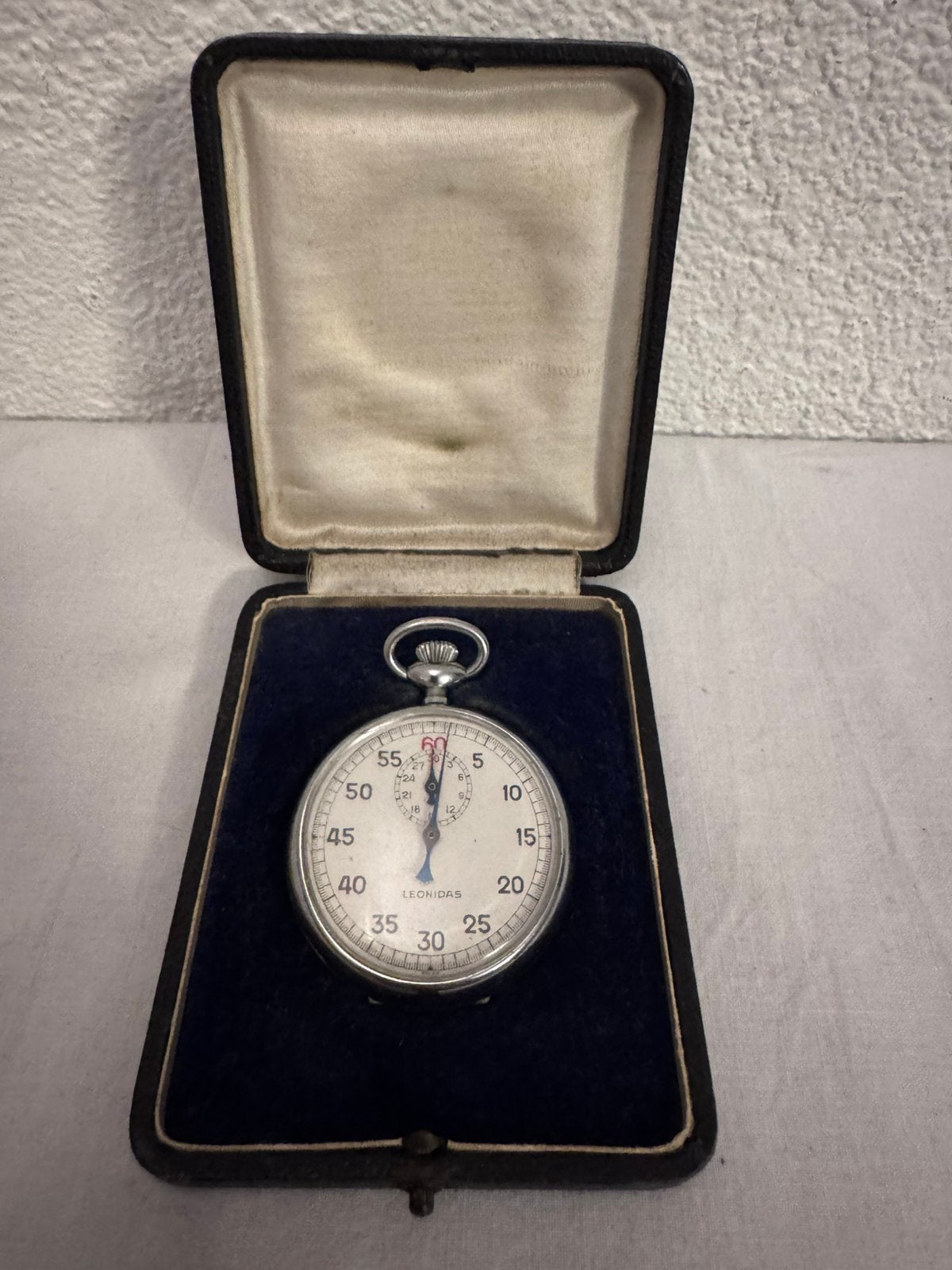 Antieke LeonidasZakhorloge Stopwatch, Overige merken, Zakhorloge, Staal, 1930 tot 1960