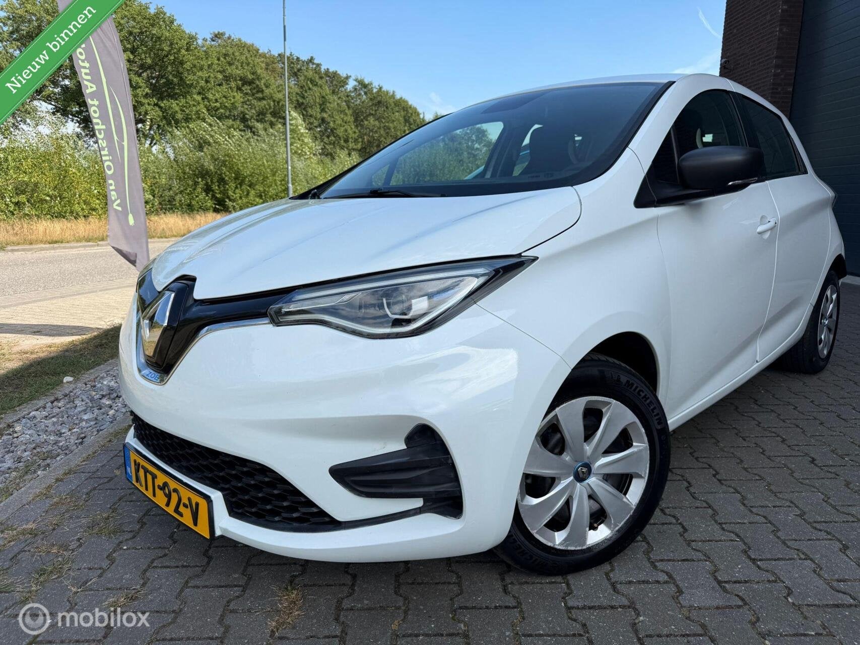 Renault Zoe R110 Life 52 kWh CCS koopaccu !, Gebruikt, Wit, ZOE, 109 pk