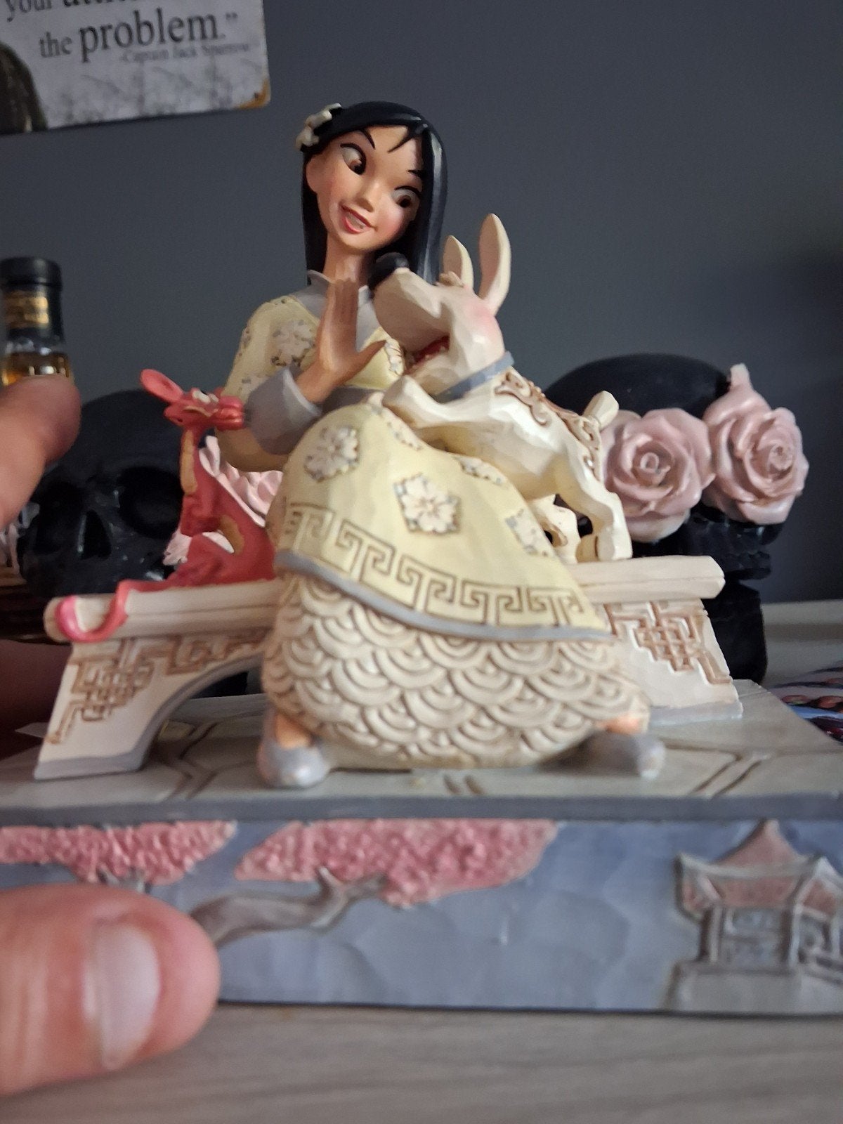 Disney Mulan beeldje met doos en piepschuim, Ophalen of Verzenden, Zo goed als nieuw