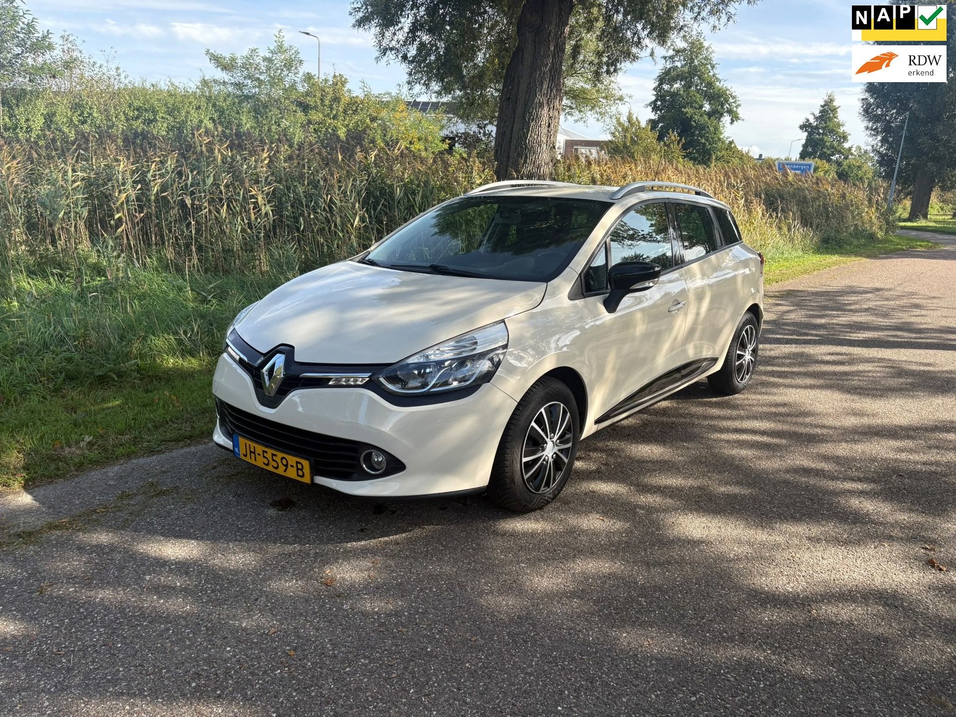 Renault Clio Estate 1.2 Dynamique Airco Pdc Achter Cruise Na, Auto's, Stof, 4 cilinders, Bruin, 49 €/maand