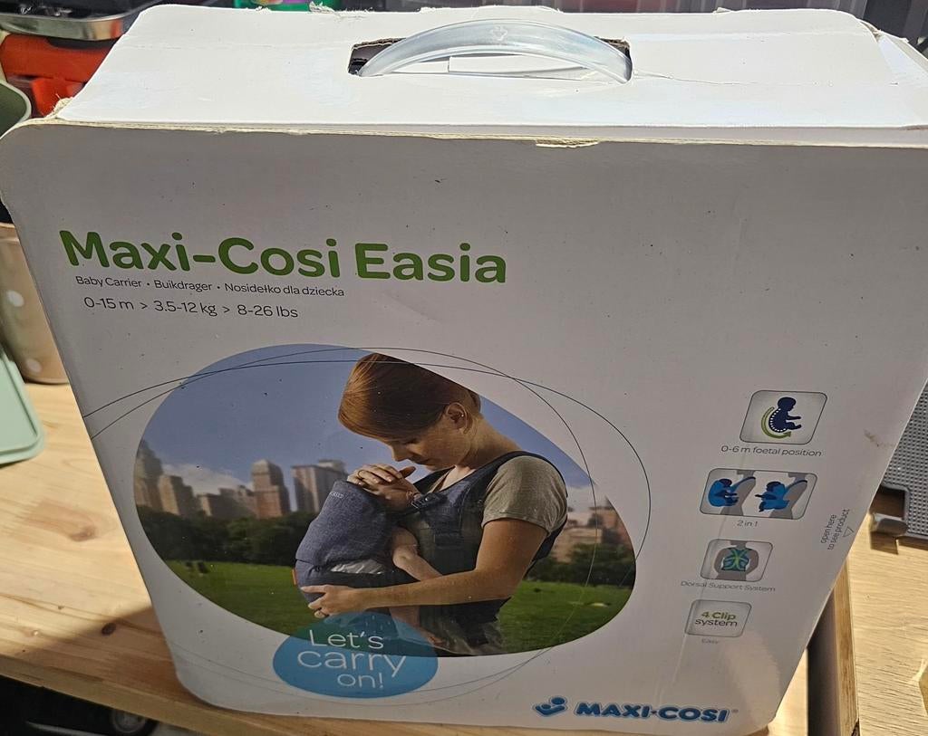 Maxi-Cosi Easia Draagzak - Comfortabel en Veilig, Kinderen en Baby's, Babydragers en Draagdoeken, Overige merken, Ophalen of Verzenden