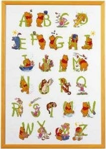 Borduurpakket Winnie de Pooh alfabet 41950, ., Nieuw, Ophalen of Verzenden, .