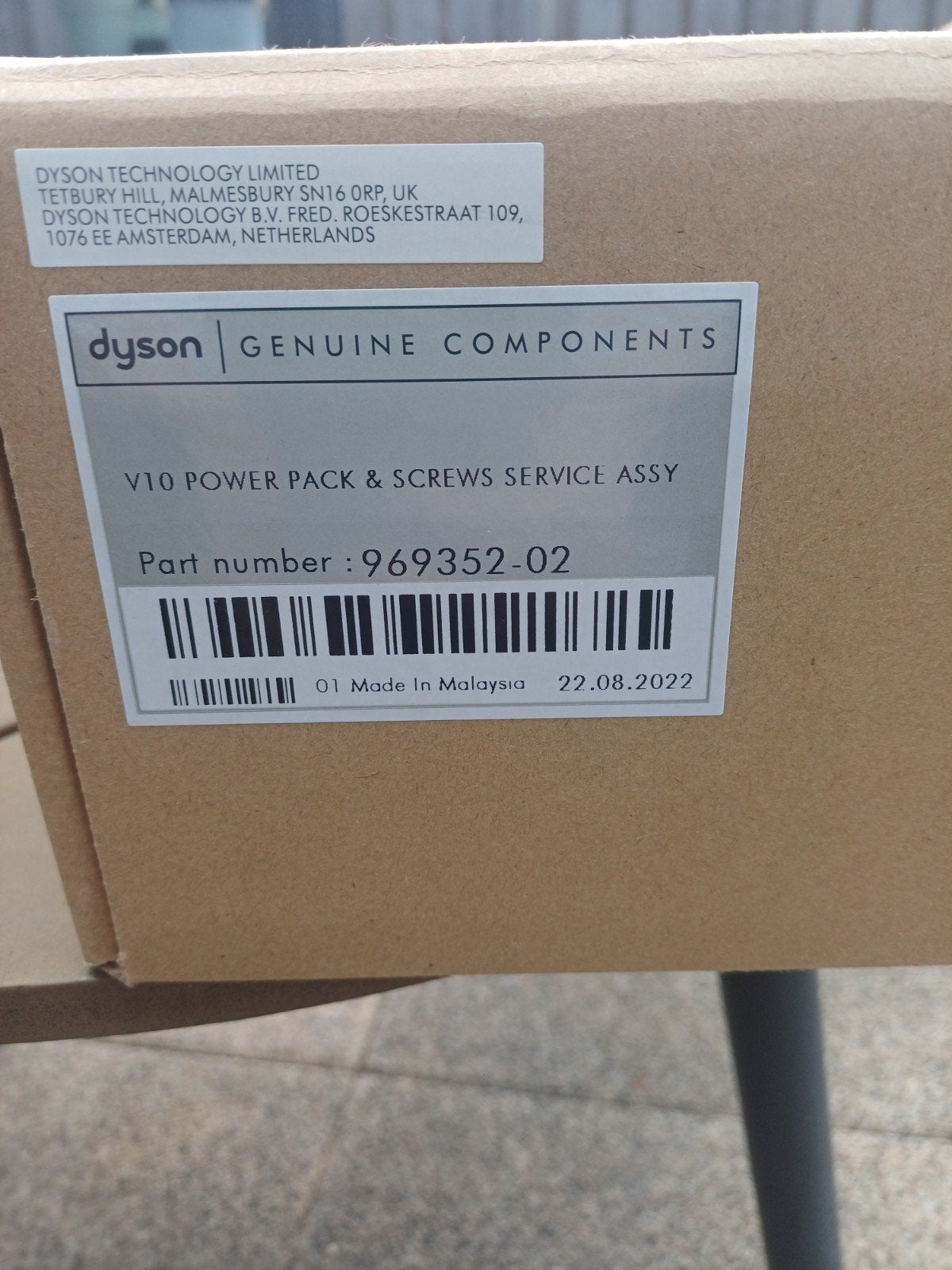 Dyson V10 Power Pack & Schroeven Service Assy (Nieuw), Ophalen, Nieuw