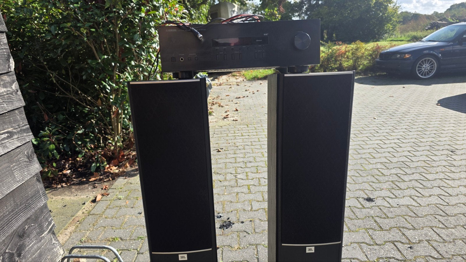 JBL Arena 180 speakerset met Yamaha R-S2020 versterker, Ophalen, Gebruikt, JBL, Speakerset