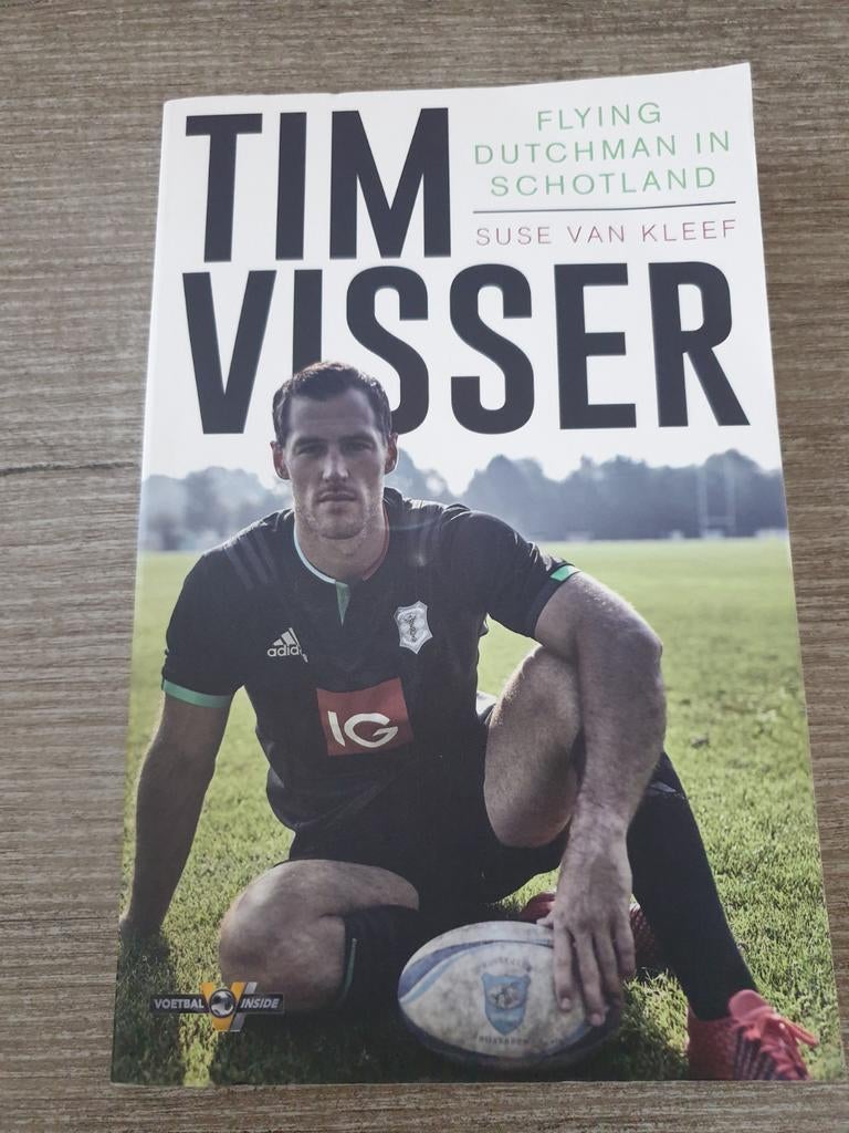 Tim Visser: Flying Dutchman in Schotland - Rugby Boek, Boeken, Ophalen of Verzenden, Gelezen, Suse van Kleef, Balsport