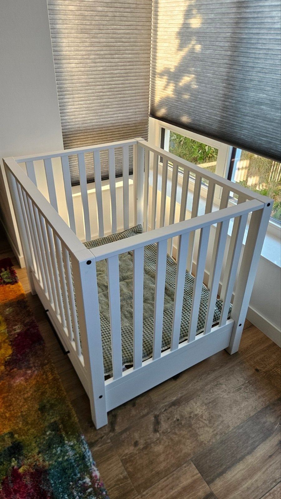 Baby Casper box - zo goed als nieuw, verstelbaar, Ophalen, Zo goed als nieuw, Vierkant, In hoogte verstelbaar