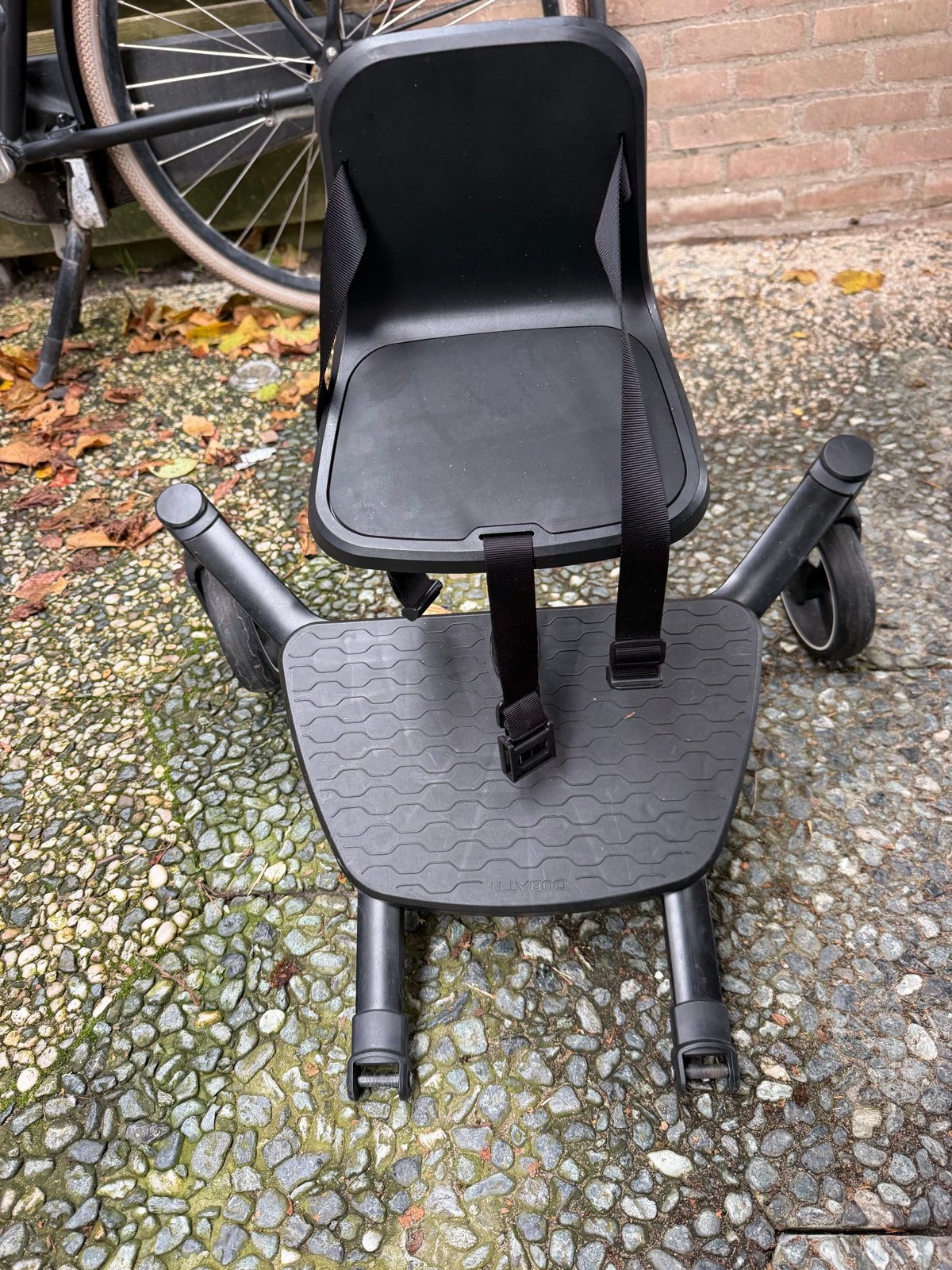 Meerijdplankje met zitje Dubatti, Fietsen en Brommers, Achterzitje, Ophalen, 15 t/m 25 kg, Gebruikt