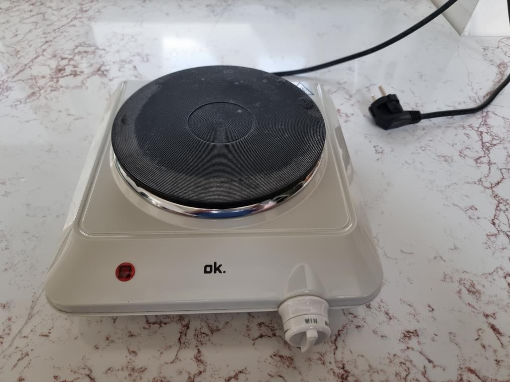 Elektrische kookplaat met 1 pit, 3 kookzones of minder, Ophalen of Verzenden, Zo goed als nieuw, Vrijstaand